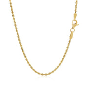 Bids.com 2.0mm 10k Yellow Gold Solid Diamond Cut Rope Chain Necklaces White Smoke 16 / Yellow Gold,18 / Yellow Gold,20 / Yellow Gold,22 / Yellow Gold,24 / Yellow Gold,One / Yellow Gold
