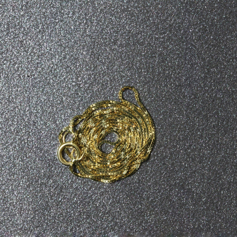 Bids.com 14k Yellow Gold Classic Box Chain 0.45mm Necklaces Dark Slate Gray 16 / Yellow Gold,18 / Yellow Gold,20 / Yellow Gold