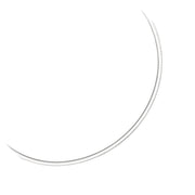 Bids.com 3.0 mm 14k Two Tone Gold Reversible Omega Necklace Necklaces White Smoke 16 / Two-Tone Gold,18 / Two-Tone Gold,20 / Two-Tone Gold
