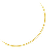 Bids.com 3.0 mm 14k Two Tone Gold Reversible Omega Necklace Necklaces White Smoke 16 / Two-Tone Gold,18 / Two-Tone Gold,20 / Two-Tone Gold