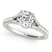 Bids.com 14k White Gold Split Shank Prong Set Diamond Engagement Ring (1 3/8 cttw) Rings White Smoke 3 / White Gold,3.5 / White Gold,4 / White Gold,4.5 / White Gold,5 / White Gold,5.5 / White Gold,6 / White Gold,6.5 / White Gold,7 / White Gold,7.5 / White Gold,8 / White Gold,8.5 / White Gold,9 / White Gold