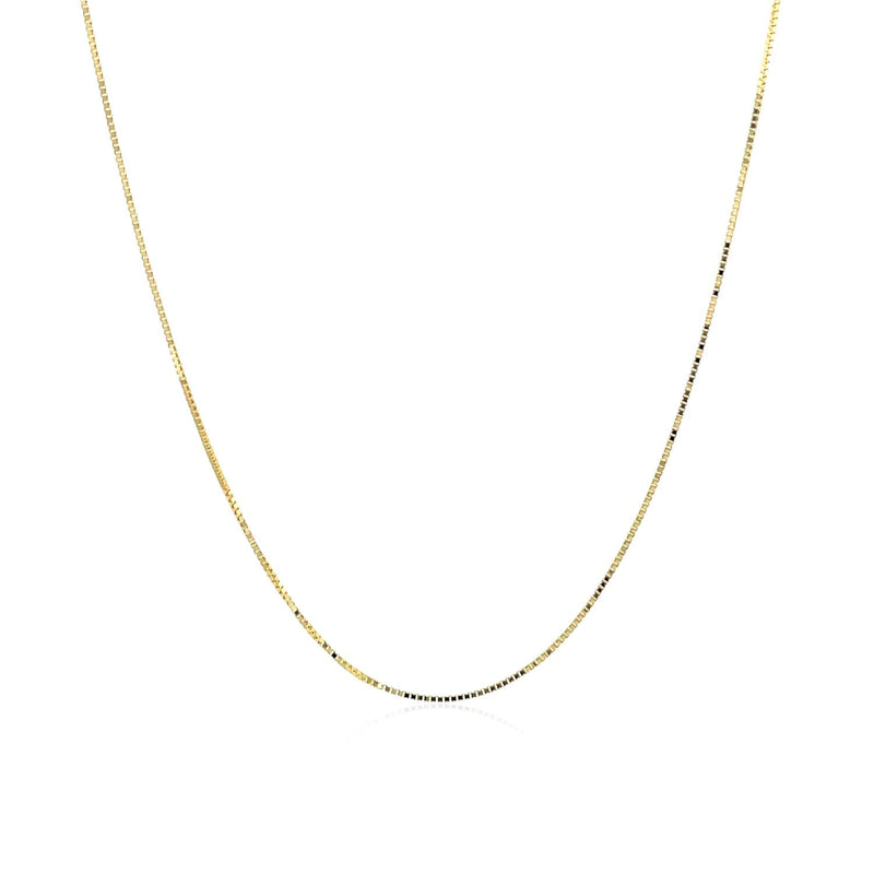 Bids.com 10k Yellow Gold Classic Box Chain 0.45mm Necklaces White Smoke 16 / Yellow Gold,18 / Yellow Gold,20 / Yellow Gold,One / Yellow Gold