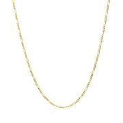 Bids.com 14k Yellow Gold Solid Figaro Chain 1.3mm Necklaces White Smoke 16 / Yellow Gold,18 / Yellow Gold,20 / Yellow Gold,24 / Yellow Gold,One / Yellow Gold