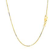 Bids.com 18k Yellow Gold Box Chain 0.8mm Necklaces White Smoke 16 / Yellow Gold,18 / Yellow Gold,20 / Yellow Gold,One / Yellow Gold