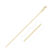 Bids.com 14k Yellow Gold Diamond Cut Cable Link Chain 0.8mm Necklaces White Smoke 16 / Yellow Gold,18 / Yellow Gold,20 / Yellow Gold,One / Yellow Gold