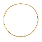 Bids.com 14k Yellow Gold Classic Omega Style Chain (6 mm) Necklaces White Smoke 16 / Yellow Gold,18 / Yellow Gold,20 / Yellow Gold