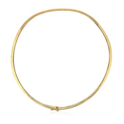 Bids.com 14k Yellow Gold Classic Omega Style Chain (6 mm) Necklaces White Smoke 16 / Yellow Gold,18 / Yellow Gold,20 / Yellow Gold