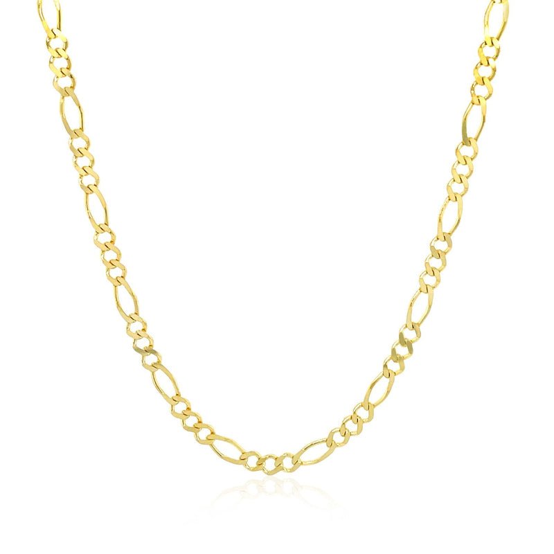 Bids.com 2.8mm 14k Yellow Gold Solid Figaro Chain Necklaces White Smoke 16 / Yellow Gold,18 / Yellow Gold,20 / Yellow Gold,22 / Yellow Gold,24 / Yellow Gold,One / Yellow Gold