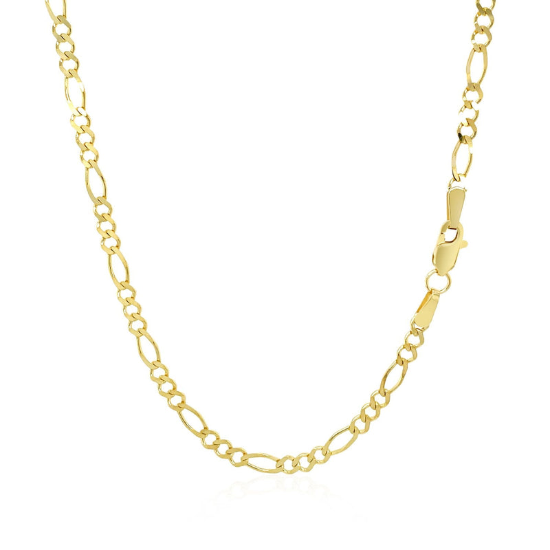 Bids.com 2.8mm 14k Yellow Gold Solid Figaro Chain Necklaces White Smoke 16 / Yellow Gold,18 / Yellow Gold,20 / Yellow Gold,22 / Yellow Gold,24 / Yellow Gold,One / Yellow Gold
