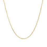 Bids.com 10k Yellow Gold Cable Chain 1.1mm Necklaces White Smoke 16 / Yellow Gold,18 / Yellow Gold,20 / Yellow Gold,One / Yellow Gold
