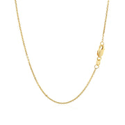 Bids.com 10k Yellow Gold Cable Chain 1.1mm Necklaces White Smoke 16 / Yellow Gold,18 / Yellow Gold,20 / Yellow Gold,One / Yellow Gold