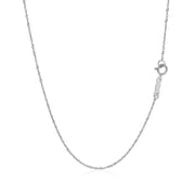 Bids.com 14k White Gold Singapore Chain 0.8mm Necklaces White Smoke 16 / White Gold,18 / White Gold
