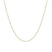 Bids.com 10k Yellow Gold Cable Link Chain (0.50 mm) Necklaces White Smoke 18 / Yellow Gold