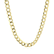 Bids.com 5.3mm 14k Yellow Gold Curb Chain Necklaces White Smoke 18 / Yellow Gold,20 / Yellow Gold,22 / Yellow Gold,24 / Yellow Gold