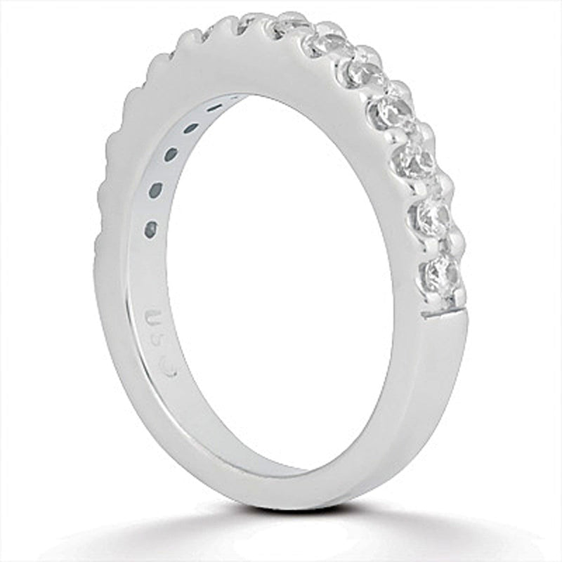 Bids.com 14k White Gold Shared Prong Diamond Wedding Ring Band Rings White Smoke 4 / White Gold,4.5 / White Gold,5 / White Gold,5.5 / White Gold,6 / White Gold,6.5 / White Gold,7 / White Gold,7.5 / White Gold,8 / White Gold,8.5 / White Gold,9 / White Gold