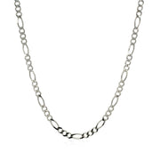 Bids.com 2.6mm 14k White Gold Solid Figaro Chain Necklaces White Smoke 16 / White Gold,18 / White Gold,20 / White Gold,24 / White Gold,One / White Gold