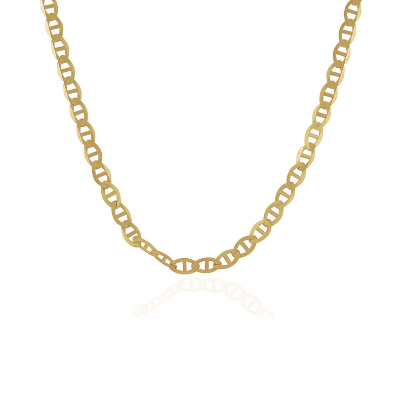 Bids.com 4.5mm 10k Yellow Gold Mariner Link Chain Necklaces White Smoke 18 / Yellow Gold,20 / Yellow Gold,22 / Yellow Gold,24 / Yellow Gold,30 / Yellow Gold,One / Yellow Gold
