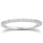 Bids.com 14k White Gold Slim Profile Diamond Micro Prong Diamond Wedding Ring Band Rings White Smoke 4 / White Gold,4.5 / White Gold,5 / White Gold,5.5 / White Gold,6 / White Gold,6.5 / White Gold,7 / White Gold,7.5 / White Gold,8 / White Gold,8.5 / White Gold,9 / White Gold