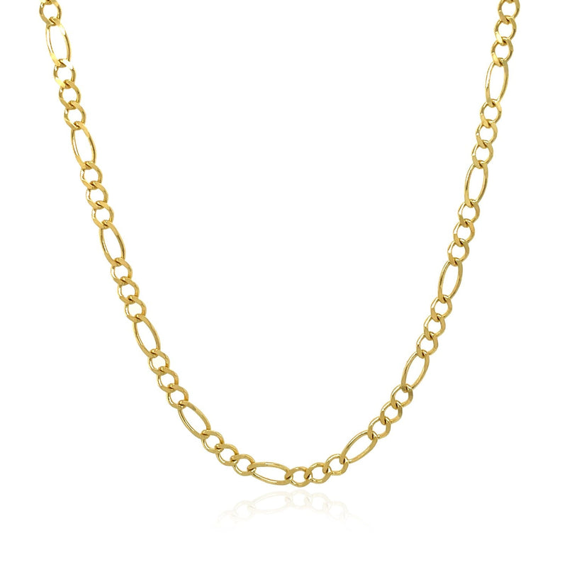 Bids.com 3.0mm 10k Yellow Gold Solid Figaro Chain Necklaces White Smoke 16 / Yellow Gold,18 / Yellow Gold,20 / Yellow Gold,24 / Yellow Gold,One / Yellow Gold