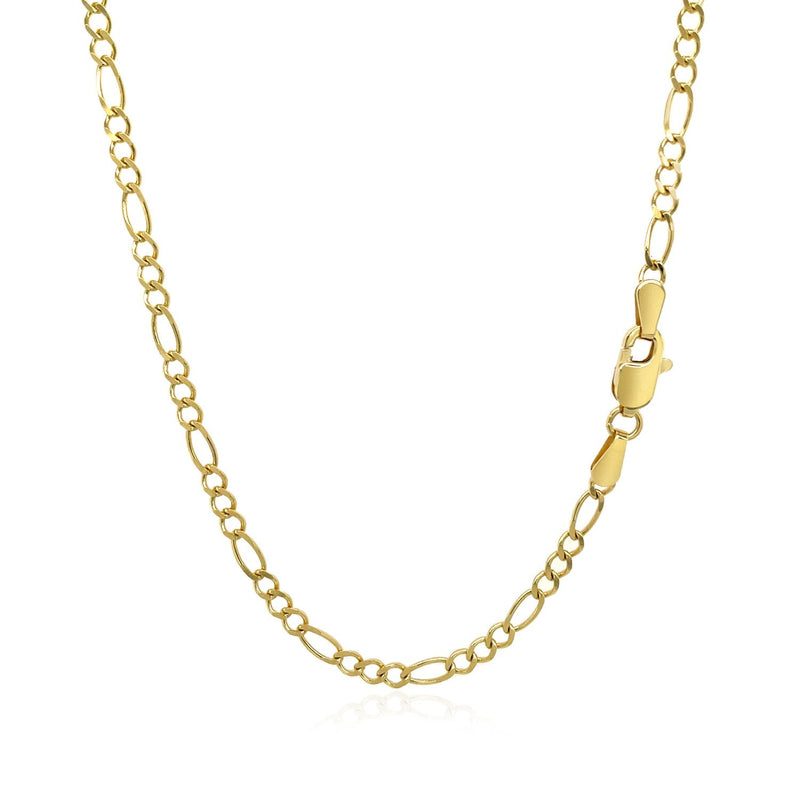 Bids.com 3.0mm 10k Yellow Gold Solid Figaro Chain Necklaces White Smoke 16 / Yellow Gold,18 / Yellow Gold,20 / Yellow Gold,24 / Yellow Gold,One / Yellow Gold