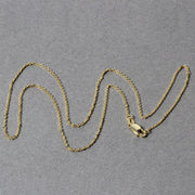 Bids.com 14k Yellow Gold Diamond Cut Cable Link Chain 1.1mm Necklaces Dark Gray 16 / Yellow Gold,18 / Yellow Gold,20 / Yellow Gold,24 / Yellow Gold,One / Yellow Gold