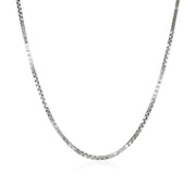 Bids.com 14k White Gold Classic Box Chain 1.1mm Necklaces White Smoke 16 / White Gold,18 / White Gold,20 / White Gold,22 / White Gold,24 / White Gold,30 / White Gold