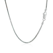 Bids.com 14k White Gold Classic Box Chain 1.1mm Necklaces White Smoke 16 / White Gold,18 / White Gold,20 / White Gold,22 / White Gold,24 / White Gold,30 / White Gold