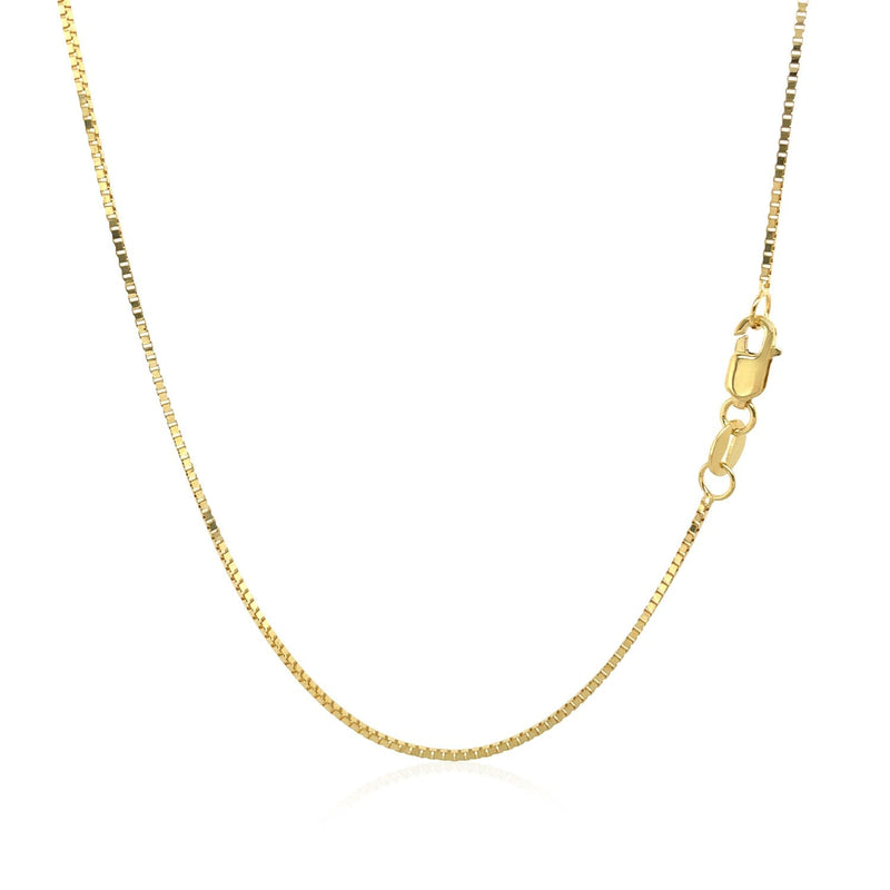 Bids.com 14k Yellow Gold Classic Box Chain 0.8mm Necklaces White Smoke 13 / Yellow Gold,16 / Yellow Gold,18 / Yellow Gold,20 / Yellow Gold,22 / Yellow Gold,24 / Yellow Gold,30 / Yellow Gold