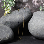 Bids.com 14k Yellow Gold Classic Box Chain 0.8mm Necklaces Black 13 / Yellow Gold,16 / Yellow Gold,18 / Yellow Gold,20 / Yellow Gold,22 / Yellow Gold,24 / Yellow Gold,30 / Yellow Gold