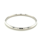 Bids.com Classic Bangle in 14k White Gold (5.0mm) Bracelets White Smoke 7 / White Gold,8 / White Gold
