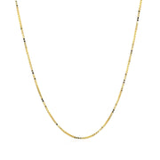 Bids.com 14k Yellow Gold Classic Box Chain 0.7mm Necklaces White Smoke 16 / Yellow Gold,18 / Yellow Gold,20 / Yellow Gold,24 / Yellow Gold