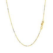Bids.com 14k Yellow Gold Classic Box Chain 0.7mm Necklaces White Smoke 16 / Yellow Gold,18 / Yellow Gold,20 / Yellow Gold,24 / Yellow Gold