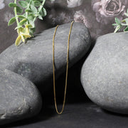 Bids.com 14k Yellow Gold Classic Box Chain 0.7mm Necklaces Black 16 / Yellow Gold,18 / Yellow Gold,20 / Yellow Gold,24 / Yellow Gold