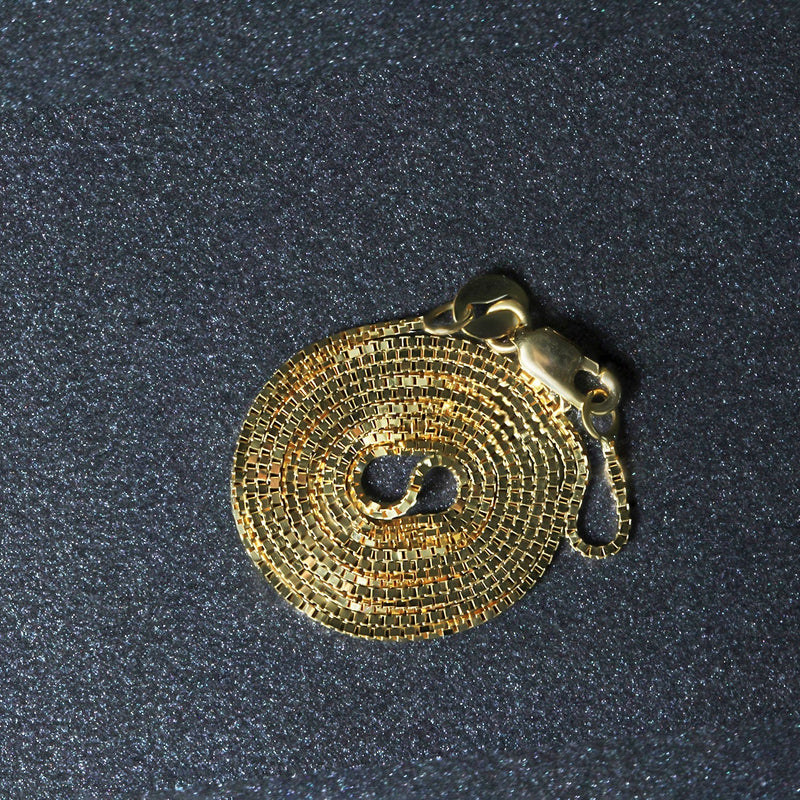 Bids.com 14k Yellow Gold Classic Box Chain 0.7mm Necklaces Dark Slate Gray 16 / Yellow Gold,18 / Yellow Gold,20 / Yellow Gold,24 / Yellow Gold