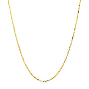 Bids.com 14k Yellow Gold Octagonal Box Chain 1.0mm Necklaces White Smoke 16 / Yellow Gold,18 / Yellow Gold,20 / Yellow Gold,24 / Yellow Gold