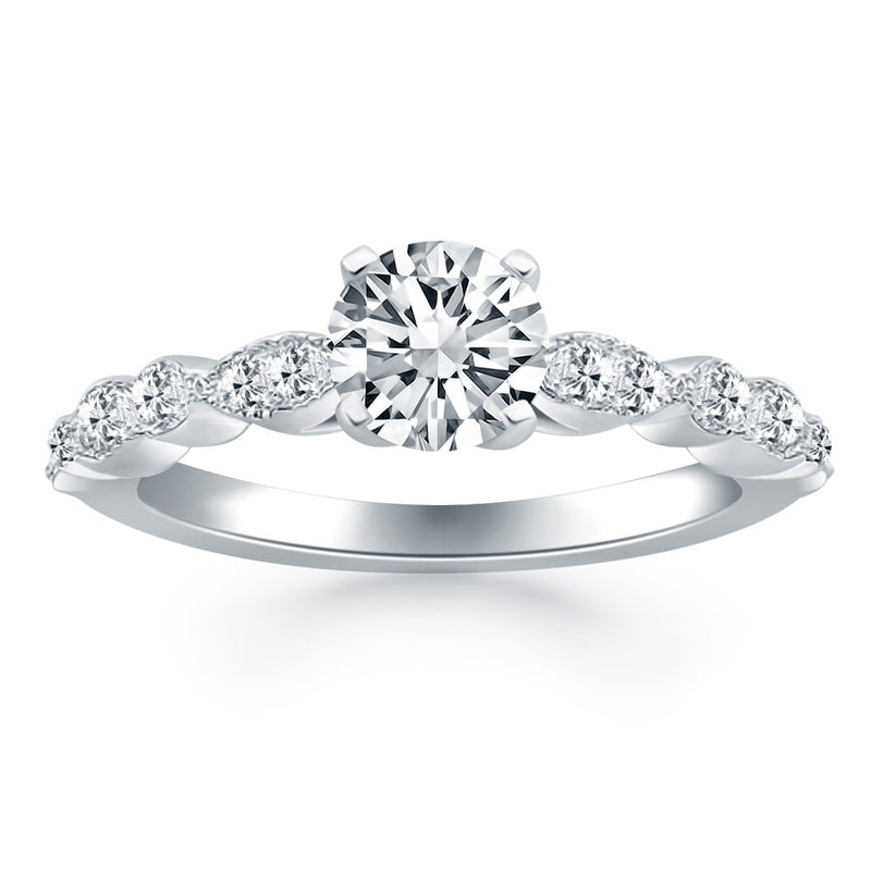 Bids.com 14k White Gold Fancy Shaped Diamond Engagement Ring Rings White Smoke 4 / White Gold,4.5 / White Gold,5 / White Gold,5.5 / White Gold,6 / White Gold,6.5 / White Gold,7 / White Gold,7.5 / White Gold,8 / White Gold,8.5 / White Gold,9 / White Gold