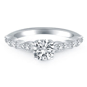 Bids.com 14k White Gold Fancy Shaped Diamond Engagement Ring Rings White Smoke 4 / White Gold,4.5 / White Gold,5 / White Gold,5.5 / White Gold,6 / White Gold,6.5 / White Gold,7 / White Gold,7.5 / White Gold,8 / White Gold,8.5 / White Gold,9 / White Gold