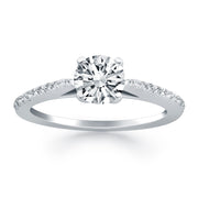 Bids.com 14k White Gold Micro Prong Diamond Cathedral Engagement Ring Rings White Smoke 4 / White Gold,4.5 / White Gold,5 / White Gold,5.5 / White Gold,6 / White Gold,6.5 / White Gold,7 / White Gold,7.5 / White Gold,8 / White Gold,8.5 / White Gold,9 / White Gold