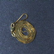 Bids.com 14k Yellow Gold Classic Box Chain 1.0mm Necklaces Dark Slate Gray 16 / Yellow Gold,18 / Yellow Gold,20 / Yellow Gold,22 / Yellow Gold,24 / Yellow Gold,30 / Yellow Gold