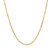 Bids.com 14k White and Yellow Gold Two Tone Sparkle Chain 1.5mm Necklaces White Smoke 16 / Two-Tone Gold,18 / Two-Tone Gold,20 / Two-Tone Gold,One / Two-Tone Gold