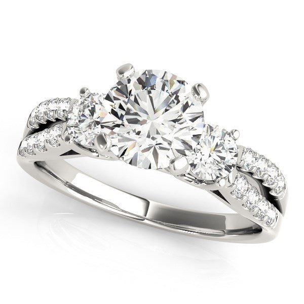 Bids.com 14k White Gold Split Shank 3 Stone Round Diamond Engagement Ring (2 cttw) Rings White Smoke 3 / White Gold,3.5 / White Gold,4 / White Gold,4.5 / White Gold,5 / White Gold,5.5 / White Gold,6 / White Gold,6.5 / White Gold,7 / White Gold,7.5 / White Gold,8 / White Gold,8.5 / White Gold,9 / White Gold