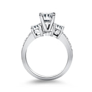 Bids.com 14k White Gold Three Stone Engagement Ring with Diamond Band Rings White Smoke 4 / White Gold,4.5 / White Gold,5 / White Gold,5.5 / White Gold,6 / White Gold,6.5 / White Gold,7 / White Gold,7.5 / White Gold,8 / White Gold,8.5 / White Gold,9 / White Gold