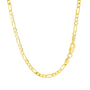 Bids.com 3.1mm 14k Yellow Gold Solid Figaro Chain Necklaces White Smoke 16 / Yellow Gold,18 / Yellow Gold,20 / Yellow Gold,22 / Yellow Gold,24 / Yellow Gold,30 / Yellow Gold,One / Yellow Gold