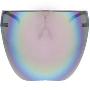 zeroUV Protective Face Shield Full Cover Visor Glasses/Sunglasses (Anti-Fog) D188 Sunglasses Gray Black / Pink Mirror