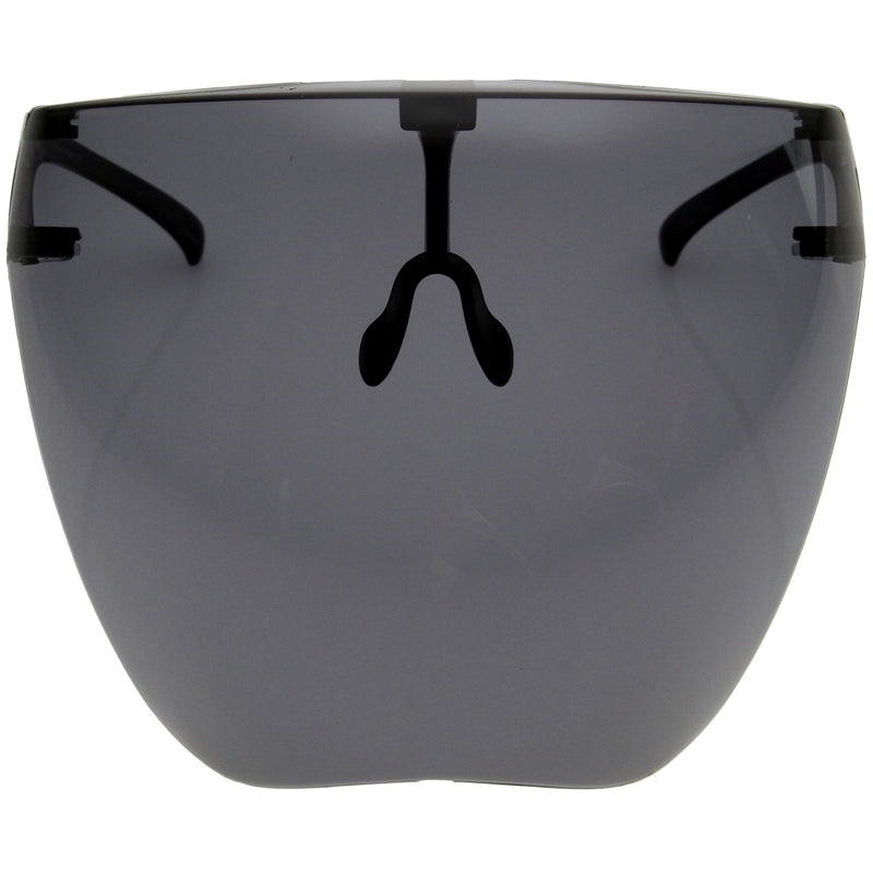 zeroUV Protective Face Shield Full Cover Visor Glasses/Sunglasses (Anti-Fog) D188 Sunglasses Dim Gray Smoke