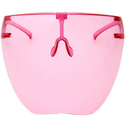 zeroUV Protective Face Shield Full Cover Visor Glasses/Sunglasses (Anti-Fog) D188 Sunglasses Misty Rose Pink