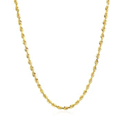 Bids.com 2.5mm 14k Yellow Gold Solid Diamond Cut Rope Chain Necklaces White Smoke 16 / Yellow Gold,18 / Yellow Gold,20 / Yellow Gold,22 / Yellow Gold,24 / Yellow Gold,30 / Yellow Gold,One / Yellow Gold