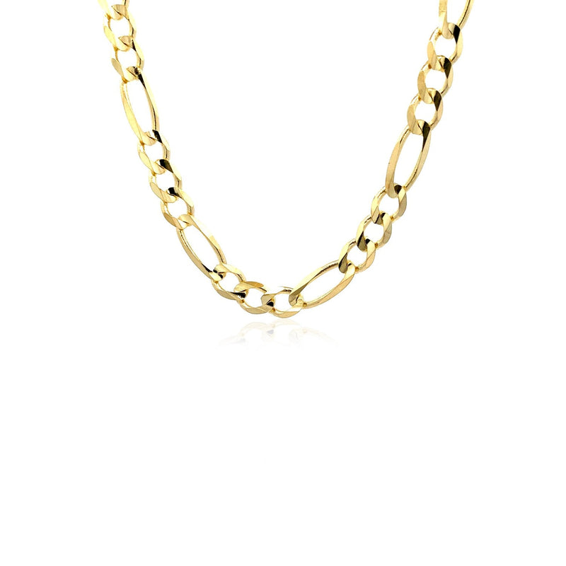 Bids.com 6.0mm 14k Yellow Gold Solid Figaro Chain Necklaces White Smoke 20 / Yellow Gold,22 / Yellow Gold,24 / Yellow Gold,30 / Yellow Gold,One / Yellow Gold