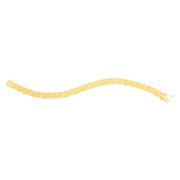 Bids.com 14k Yellow Gold 7 inch Clover Bracelet (6.50 mm) Bracelets White Smoke 7 / Yellow Gold