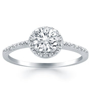 Bids.com 14k White Gold Diamond Halo Collar Engagement Ring Rings White Smoke 4 / White Gold,4.5 / White Gold,5 / White Gold,5.5 / White Gold,6 / White Gold,6.5 / White Gold,7 / White Gold,7.5 / White Gold,8 / White Gold,8.5 / White Gold,9 / White Gold